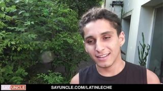 LatinLeche – Cute Latin Boy With Green eyes Riding Camera Guy